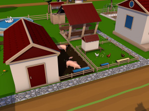 Farm asset collection Low-poly 3D Модель