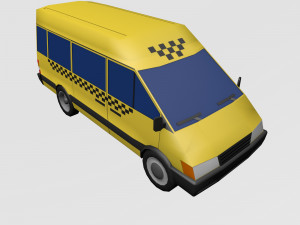 Set of light-duty cars 3D 모델