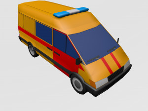 Set of light-duty cars 3D 모델