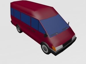 Set of light-duty cars 3D 모델
