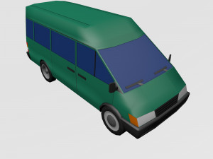 Set of light-duty cars 3D 모델
