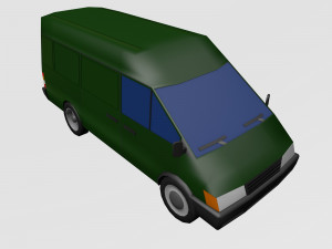 Set of light-duty cars 3D 모델
