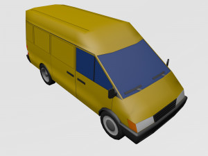 Set of light-duty cars 3D 모델