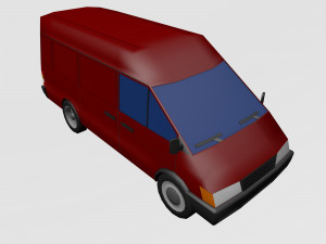 Set of light-duty cars 3D 모델