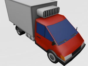 Set of light-duty cars 3D 모델