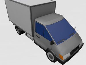 Set of light-duty cars 3D 모델