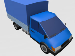 Set of light-duty cars 3D 모델