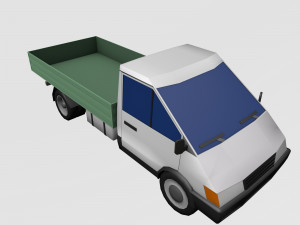 Set of light-duty cars 3D 모델