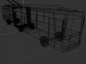 Bus set 3D Model