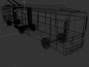 Bus set 3D Model