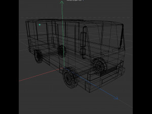 Bus set 3D Model