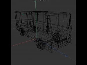 Bus set 3D Model