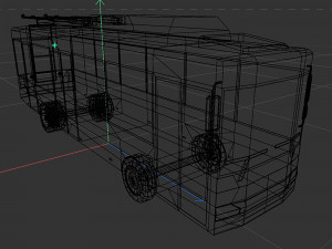 Bus set 3D Model
