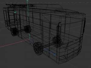 Bus set 3D Model