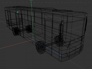 Bus set 3D Model