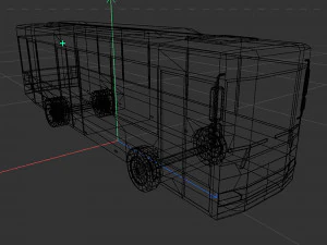 Bus set 3D Model
