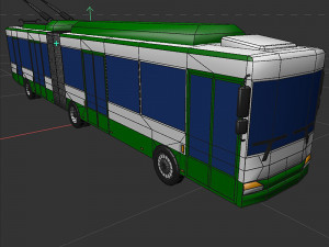 Bus set 3D Model