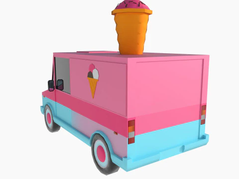 Set of special equipment vans 3D Model