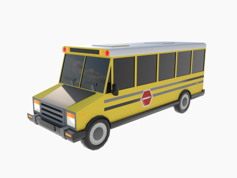 Set of special equipment vans Model 3D