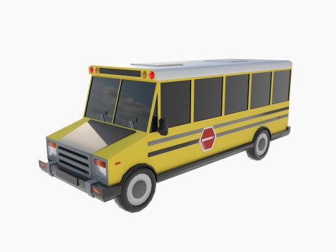 Set of special equipment vans Model 3D