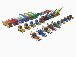 Pacchetto attrezzature pesanti Modello 3D