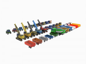 Heavy equipment package 3D 模型