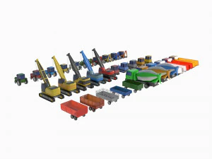 Heavy equipment package 3D Model