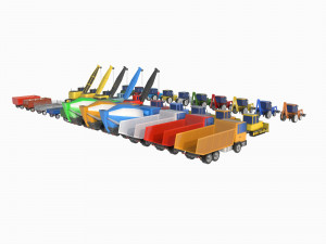 Heavy equipment package 3D 模型