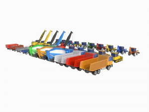 Heavy equipment package 3D Model