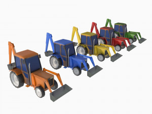 Heavy equipment package 3D 模型