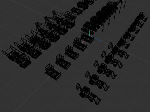 Heavy equipment package 3D 模型