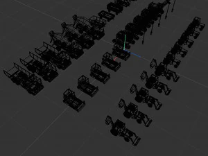 Heavy equipment package 3D Model