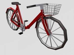 Set of motorcycles and bicycles 3D मॉडल