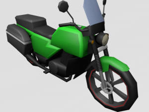 Set of motorcycles and bicycles 3D मॉडल