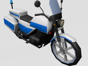 Set of motorcycles and bicycles 3D मॉडल