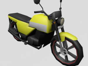Set of motorcycles and bicycles 3D मॉडल