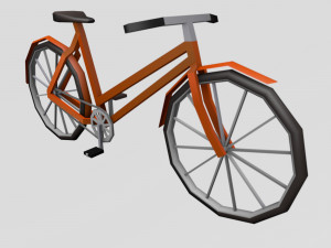 Set of motorcycles and bicycles 3D मॉडल
