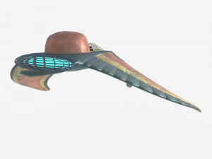 Planador Guauld Modelo 3D