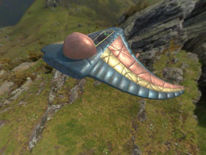 Planador Guauld Modelo 3D