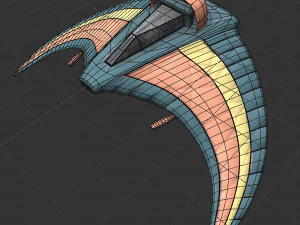 Planador Guauld Modelo 3D