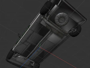 VW Volkswagen golf 2 police in Germany 3D Model