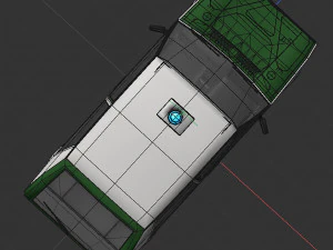 VW Volkswagen golf 2 police in Germany 3D Model