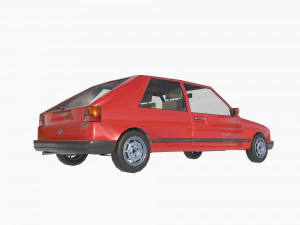 VW Volkswagen golf 2 GTI 3D Model