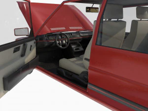 VW Volkswagen golf 2 GTI 3D Model