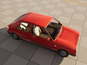 VW Volkswagen golf 2 GTI Model 3D