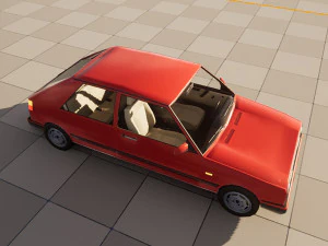VW Volkswagen golf 2 GTI 3D Model
