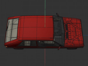 VW Volkswagen golf 2 GTI Model 3D
