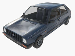 VW Volkswagen golf 2 3D Model