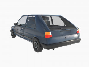 VW Volkswagen golf 2 3D मॉडल