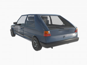 VW Volkswagen golf 2 3D मॉडल